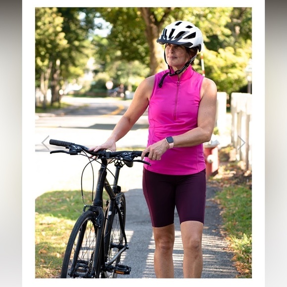 Line in the Sand Swim Tank Top Rashguard in Coral Pink, XXL - Picture 7 of 11